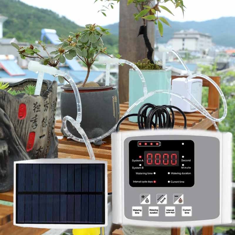 Smart Garden Project - Perangkat Irigasi Tetes Tenaga Surya Otomatis