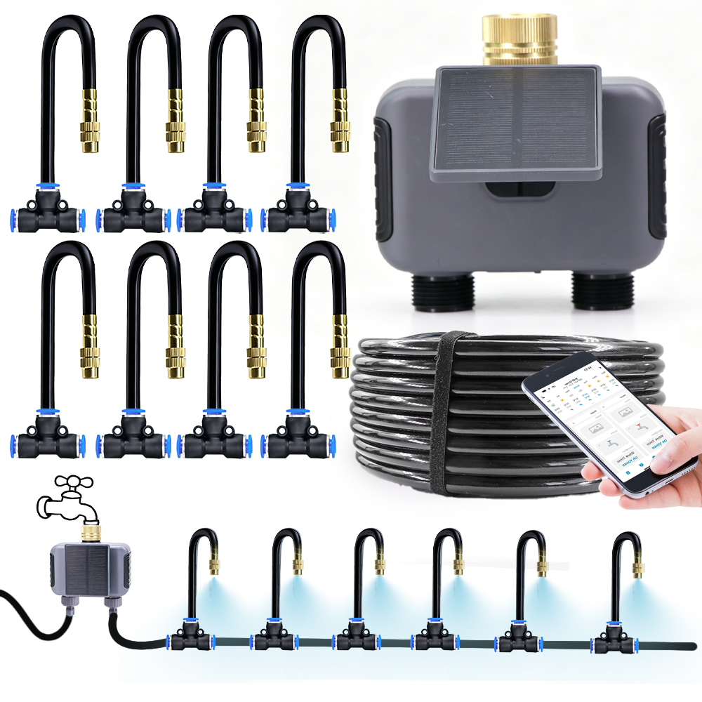 Smart Garden Refill - Sistem Irigasi Semprot Wifi Tenaga Surya