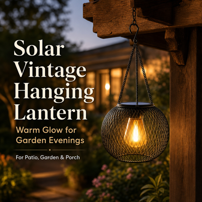 Smart Garden Solar - Lampu Lantai Gantung LED Tenaga Surya