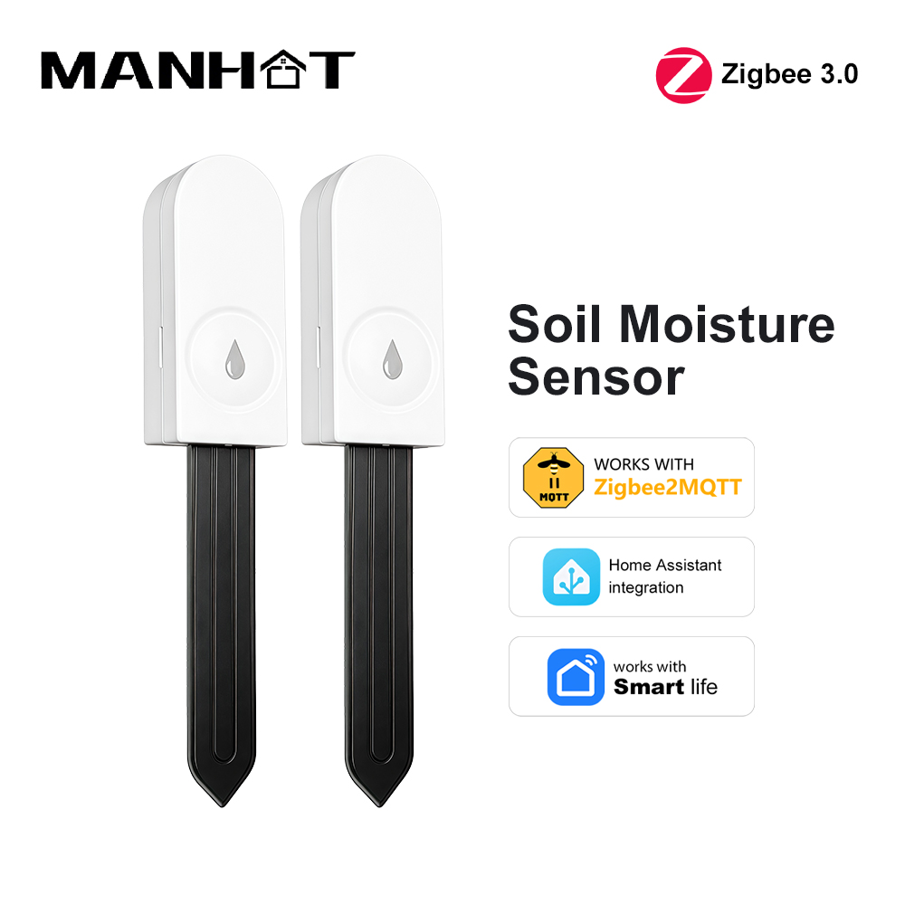 Smart Garden System - Sensor Kelembaban Tanah Zigbee 3.0, Termohigrometer