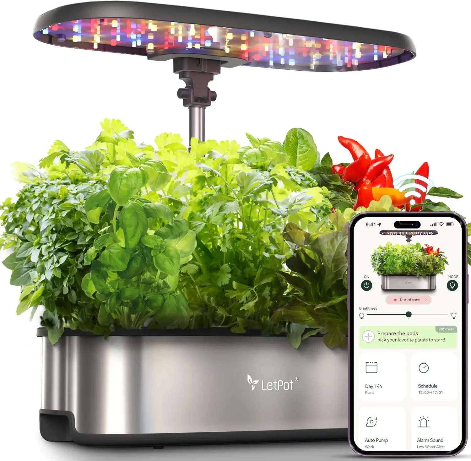 Smart Garden System - Sistem Hidroponik LETPOT LPH-SE, Kit Kebun