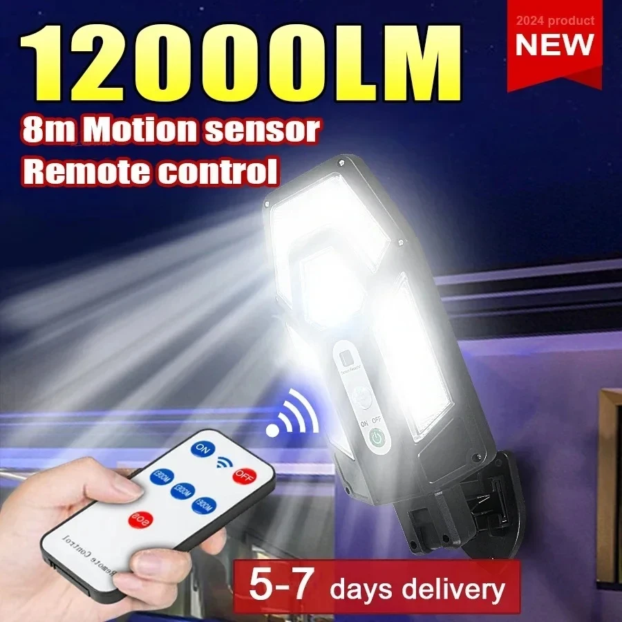 Smart Garden Solar - Lampu Dinding Tenaga Surya 12000LM yang