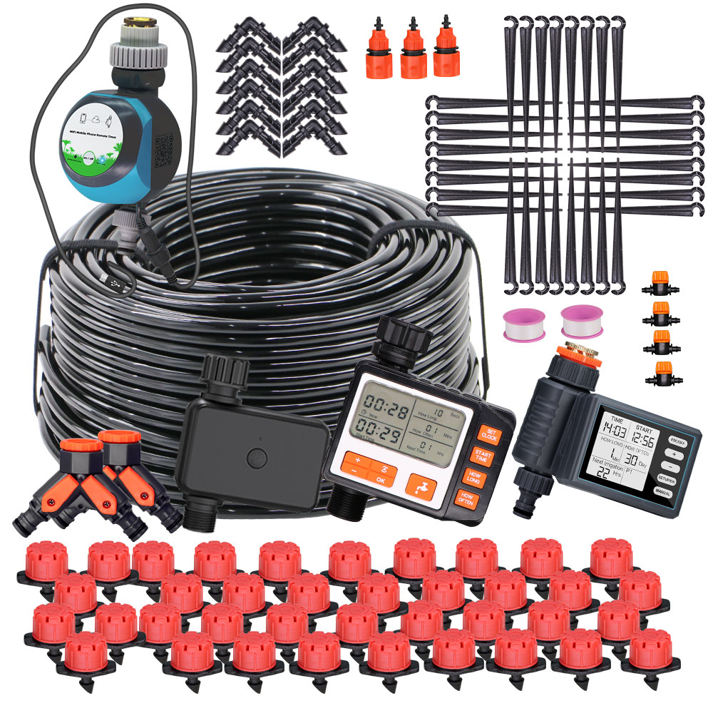 Smart Garden Project - 50-5M 1/4 inci selang dripper dapat