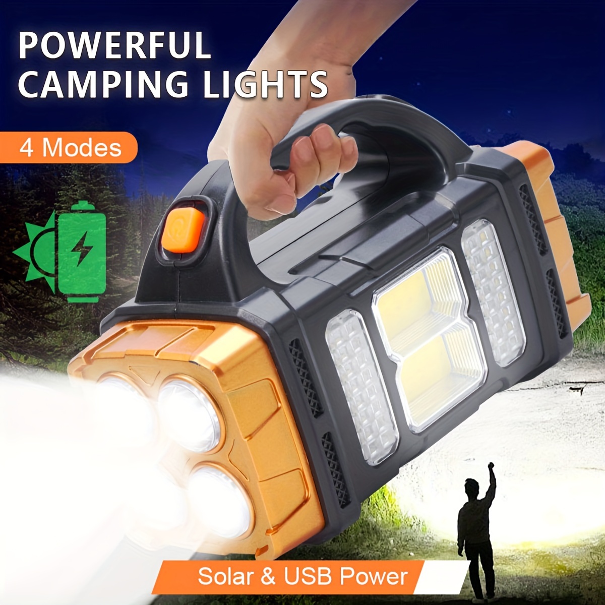 Smart Garden Solar - Senter LED Tenaga Surya Daya Tinggi