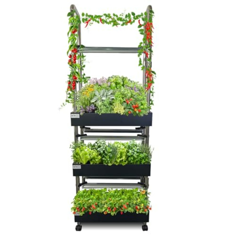 Smart Garden System - Sistem hidroponik dalam ruangan: taman vertikal