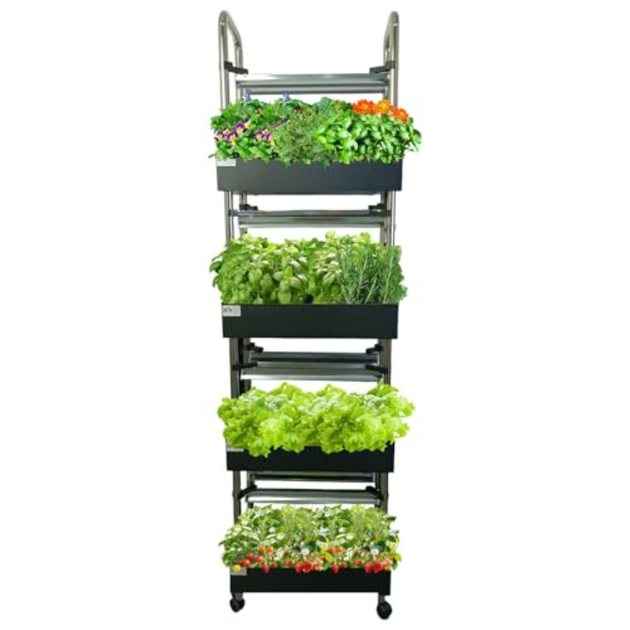 Smart Garden System - Sistem hidroponik dalam ruangan: taman vertikal