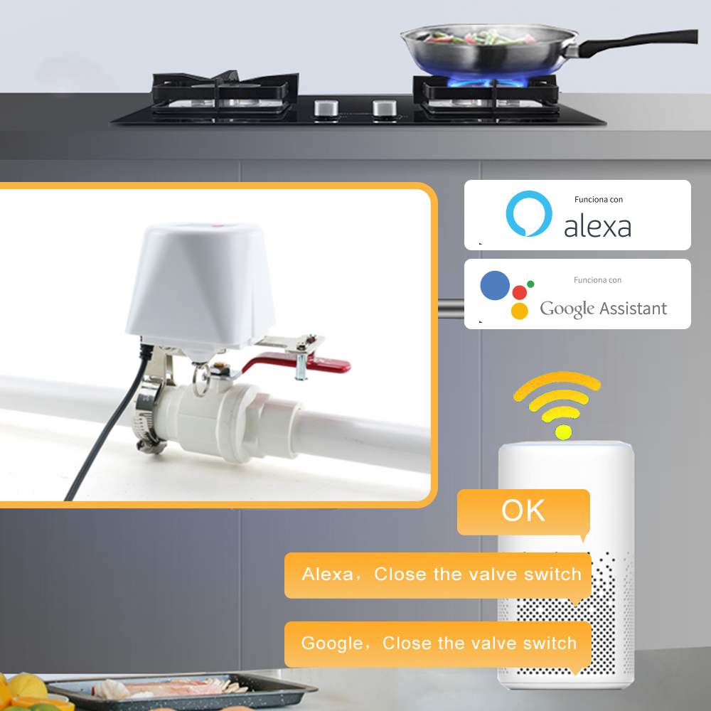 Katup Air WiFi Penghenti Gas K - Smart Garden Instructions ulasan dan harga