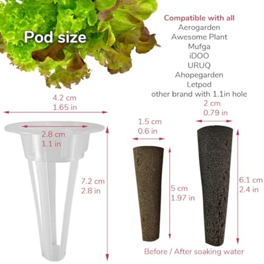 Kit Benih 20 Pod untuk Selada  - Aerogarden Seed Pod ulasan dan harga
