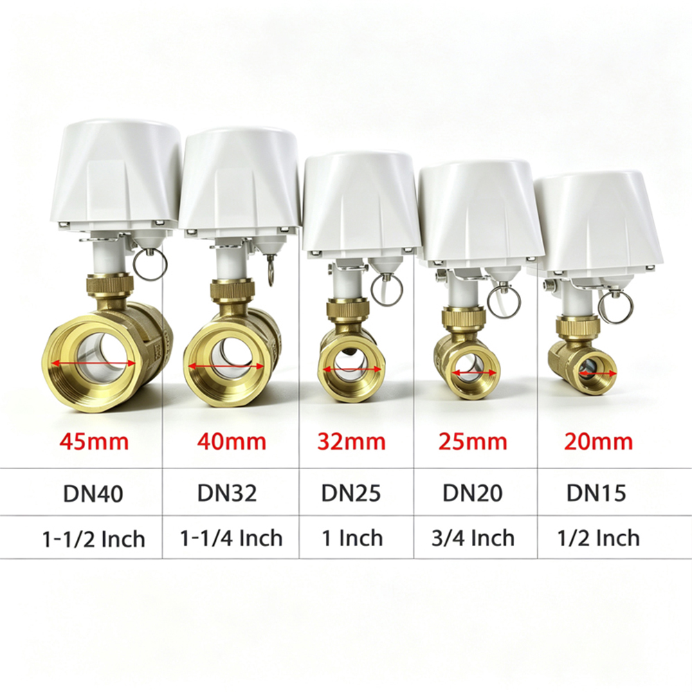 Katup Air Pintar Zigbee 1/2