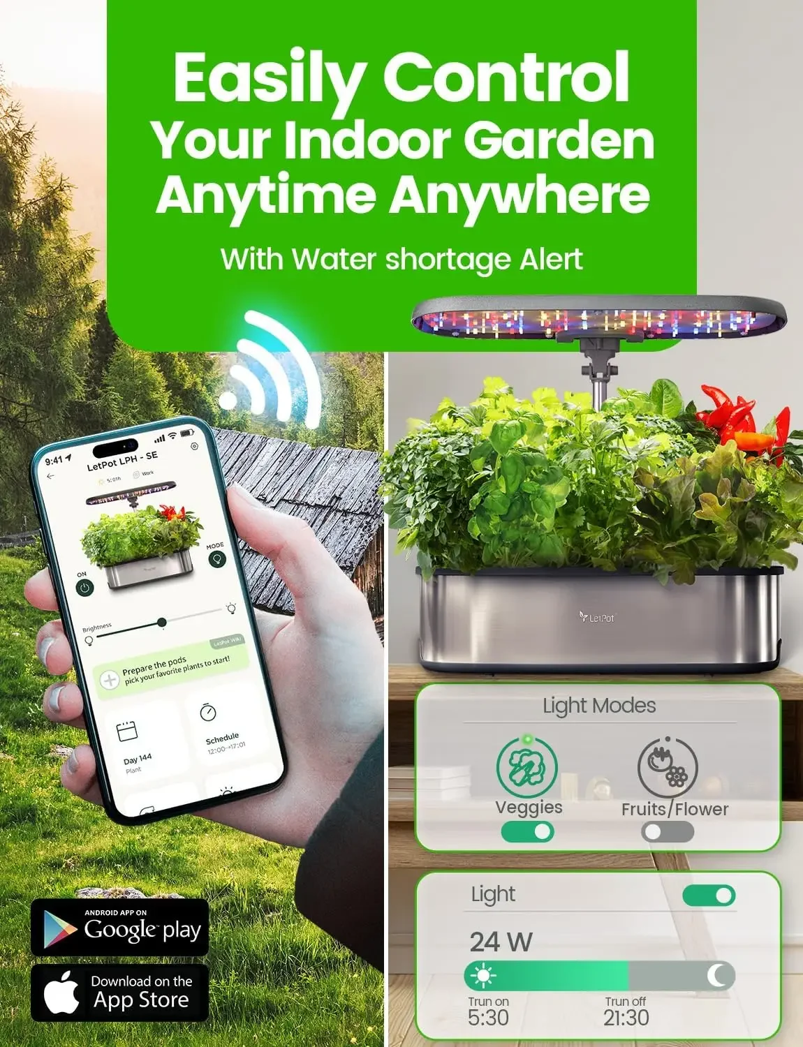 Sistem Hidroponik LETPOT LPH-S - Smart Garden System ulasan dan harga
