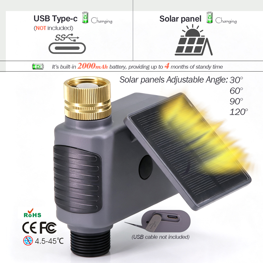 BSP/NPT Tuya Smart Solar Wifi  - Smart Garden Refill ulasan dan harga