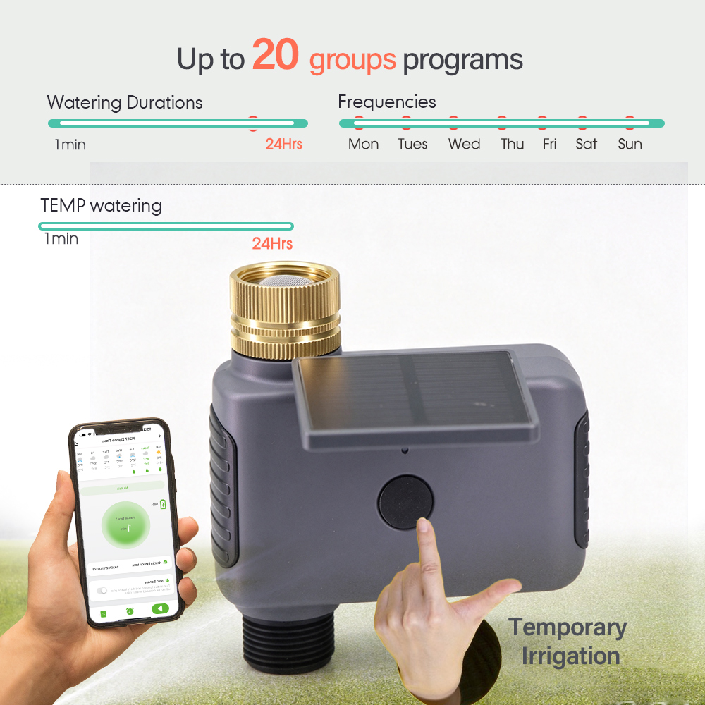 BSP/NPT Tuya Smart Solar Wifi  - Smart Garden Refill ulasan dan harga