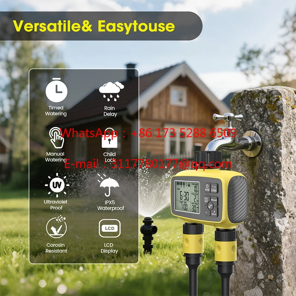 WAP01 Pengatur Waktu Irigasi T - Smart Garden Irrigation ulasan dan harga
