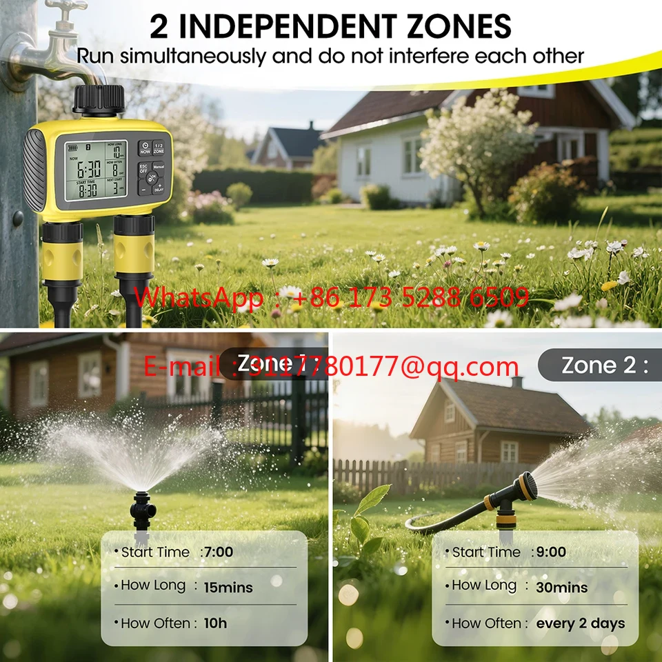 WAP01 Pengatur Waktu Irigasi T - Smart Garden Irrigation ulasan dan harga