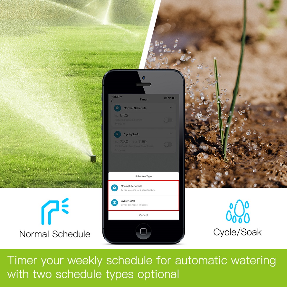 Katup BLuetooth, sistem penyir - Smart Garden Refill ulasan dan harga