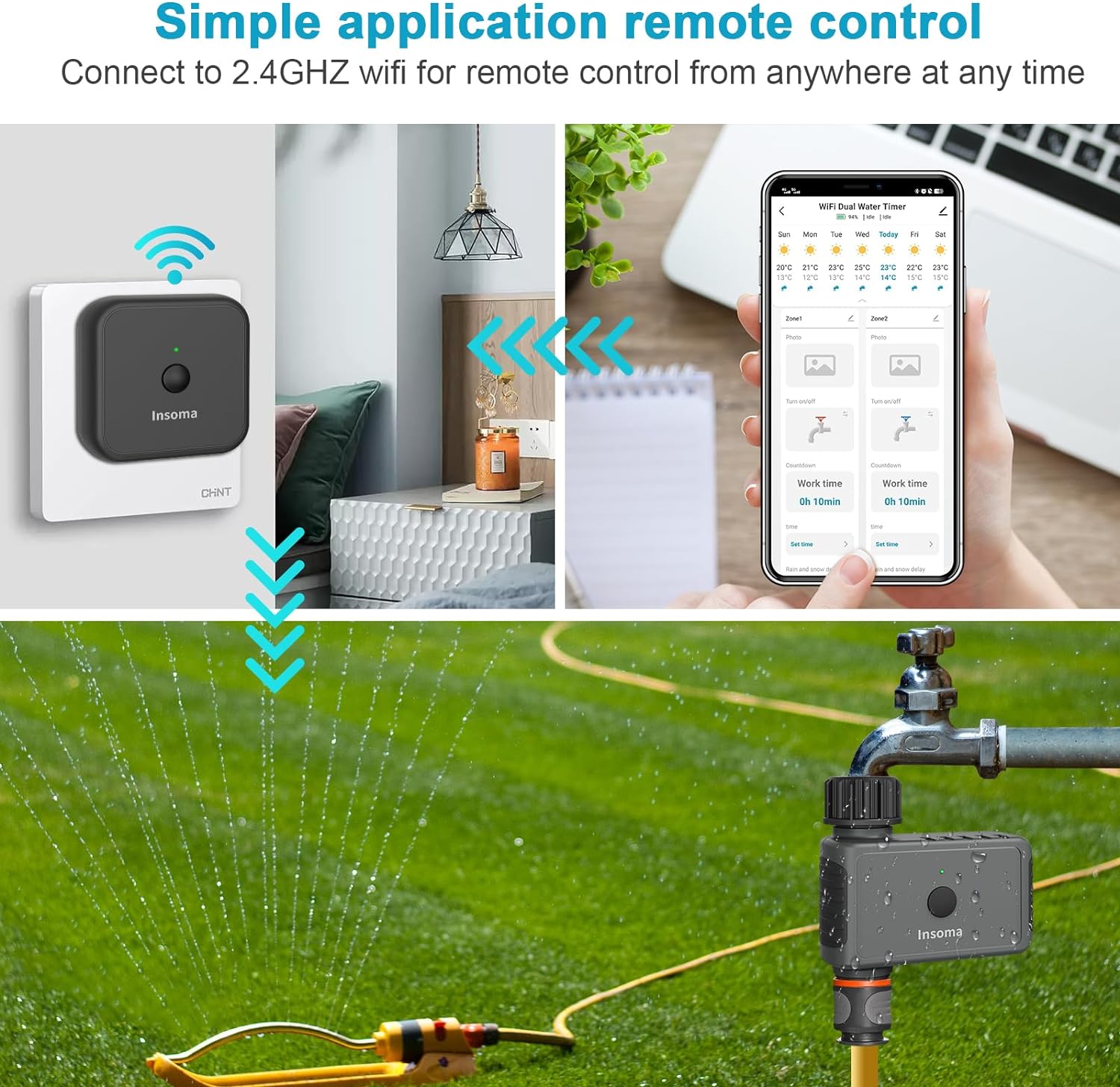 Insoma pengatur waktu air otom - Smart Garden Refill ulasan dan harga