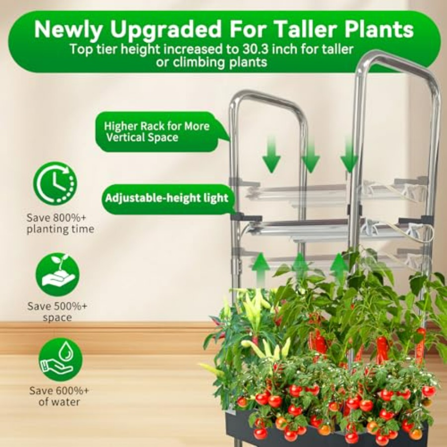 Sistem hidroponik dalam ruanga - Smart Garden System ulasan dan harga