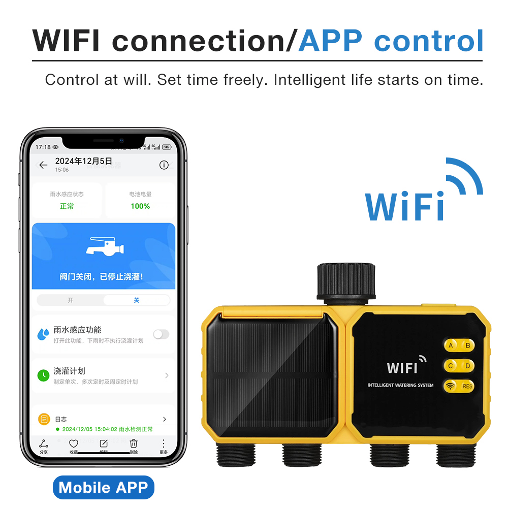 Timer Irigasi Tenaga Surya WiF - Smart Garden Refill ulasan dan harga