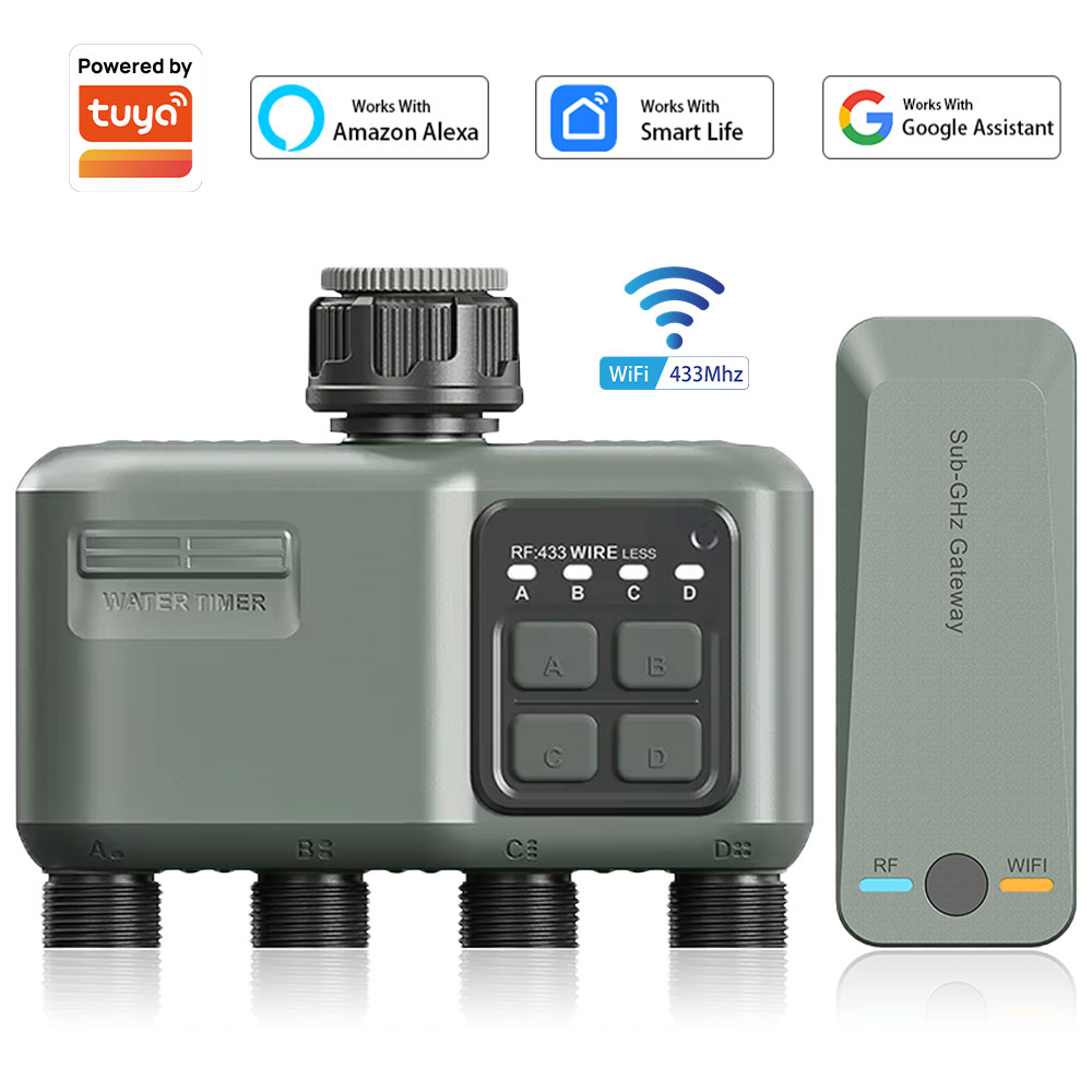 Timer Air Digital 4 Outlet unt - Smart Garden Irrigation ulasan dan harga