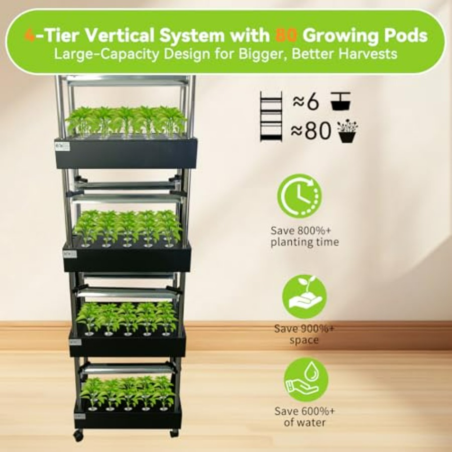 Sistem hidroponik dalam ruanga - Smart Garden System ulasan dan harga