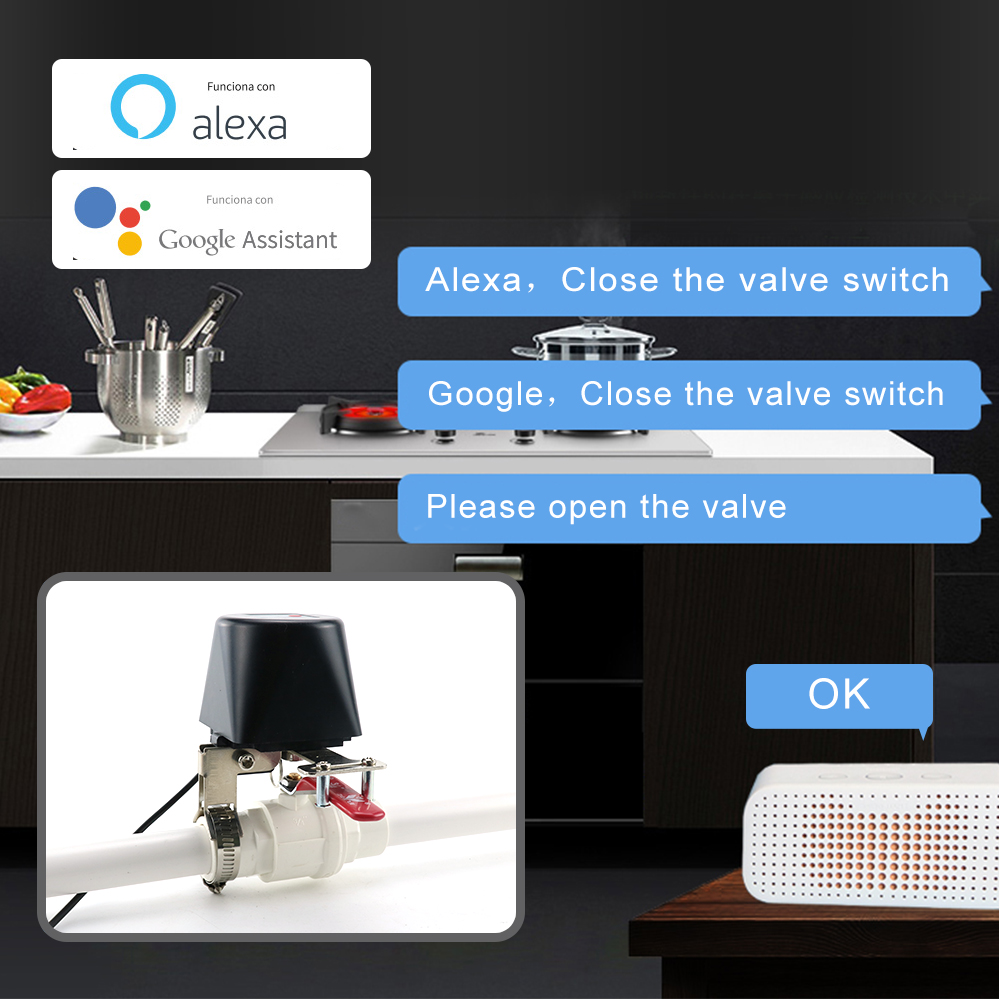 Katup Air WiFi Penghenti Gas K - Smart Garden Instructions ulasan dan harga